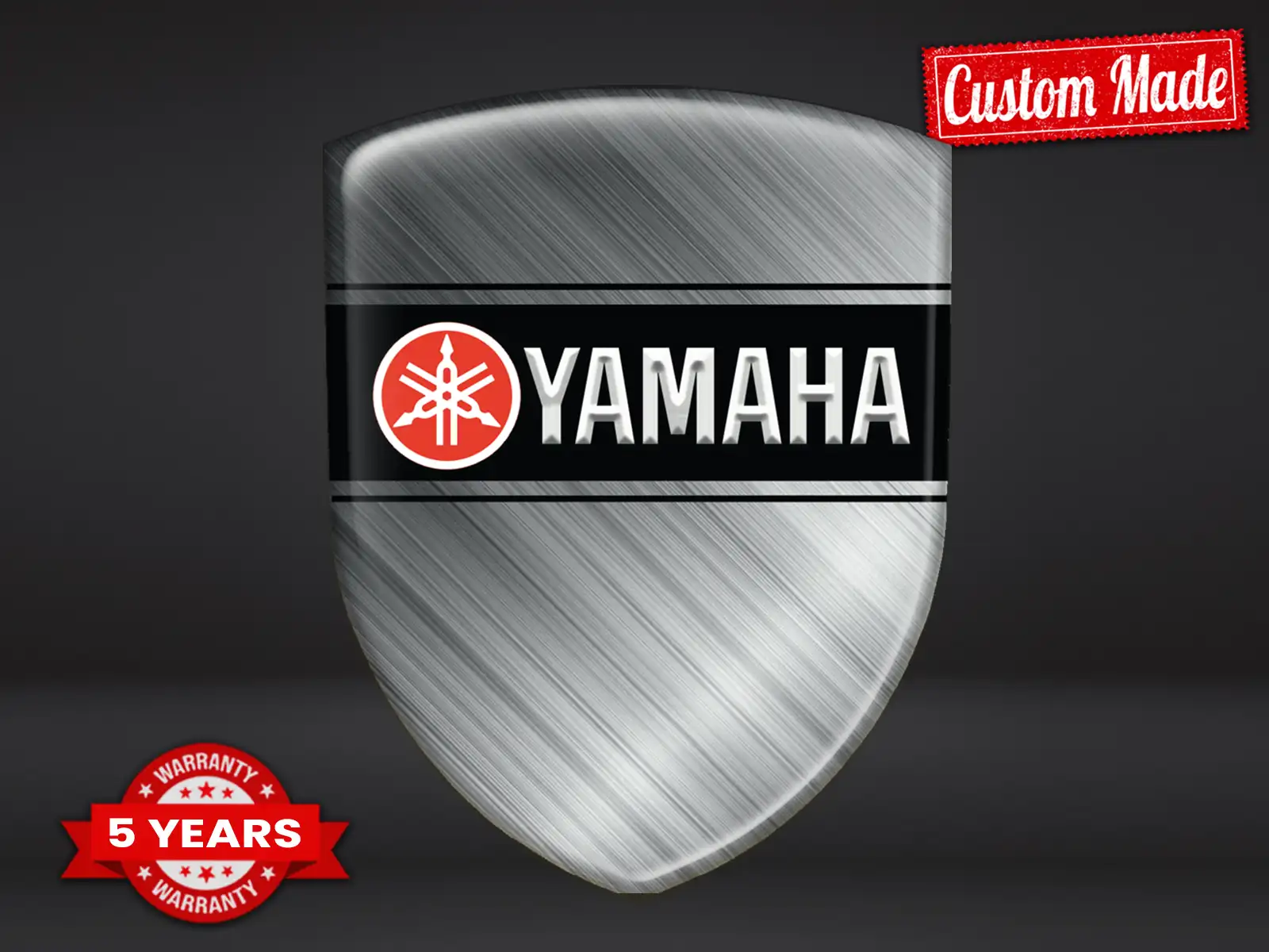 Yamaha Stickers Dôme Premium Qualité Étiquettes Élégantes